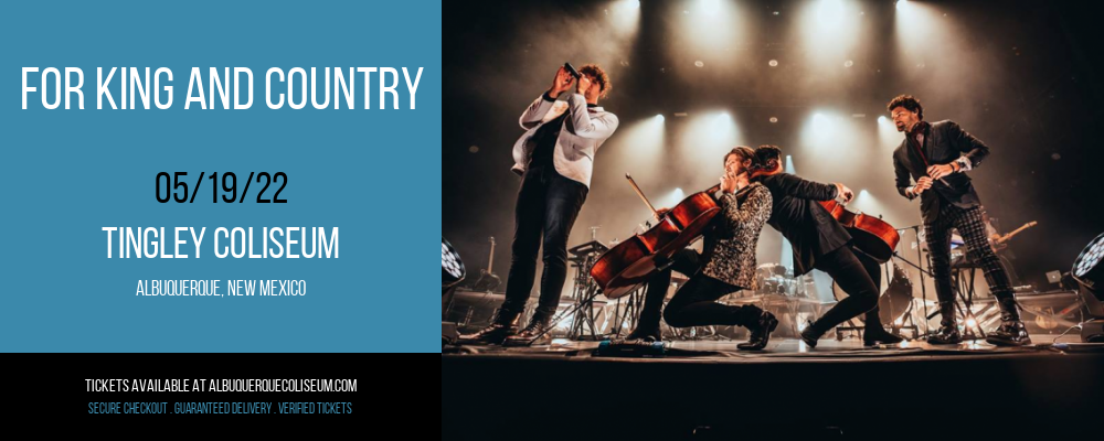 For King and Country at Tingley Coliseum