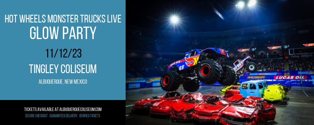 Hot Wheels Monster Trucks Live - Glow Party at Tingley Coliseum